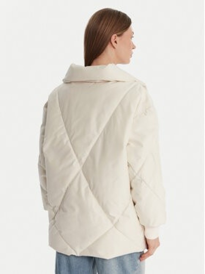 Guess Kurtka zimowa V5BL13 WHHZ2 Écru Regular Fit