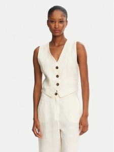 Marella Kamizelka Anemone 2515151012 Écru Regular Fit