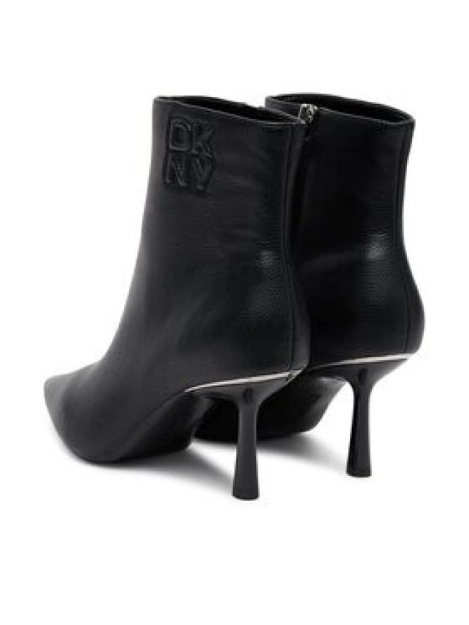 DKNY Botki K3544519 Czarny