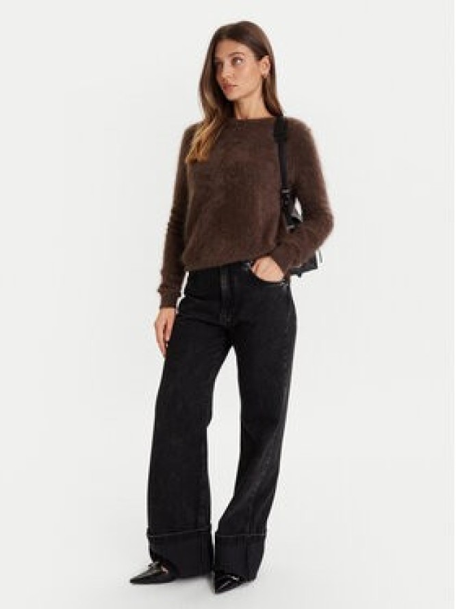 ViCOLO Sweter 22066F Brązowy Regular Fit