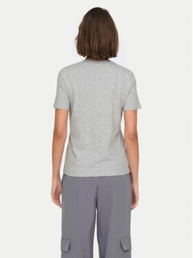 ONLY T-Shirt Kita 15331069 Szary Regular Fit
