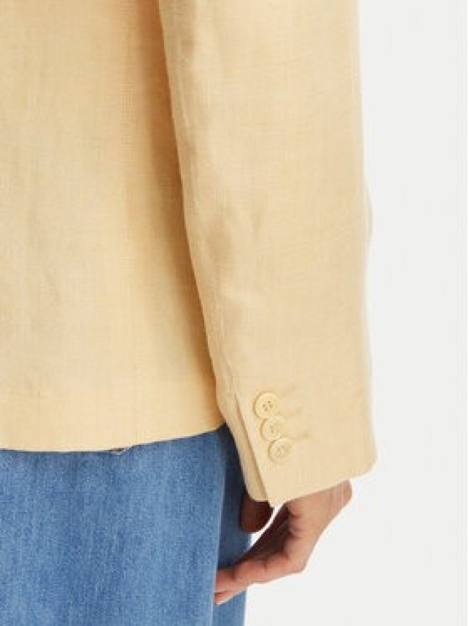 Weekend Max Mara Marynarka Nalut 2615041072 Żółty Regular Fit