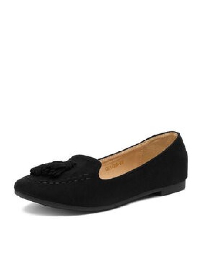 DeeZee Mokasyny QH1829-89 Czarny