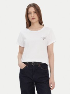 Tommy Hilfiger T-Shirt UW0UW04525 Biały Relaxed Fit