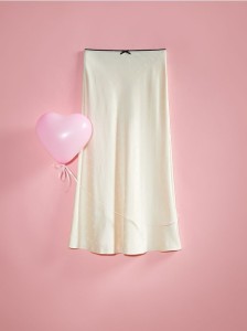 Spódnica maxi - złamana biel