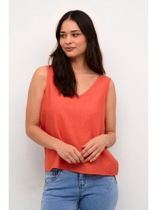 Kaffe Top w kolorze koralowym rozmiar: 38