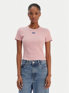 HUGO T-Shirt Baby 50510749 Różowy Slim Fit