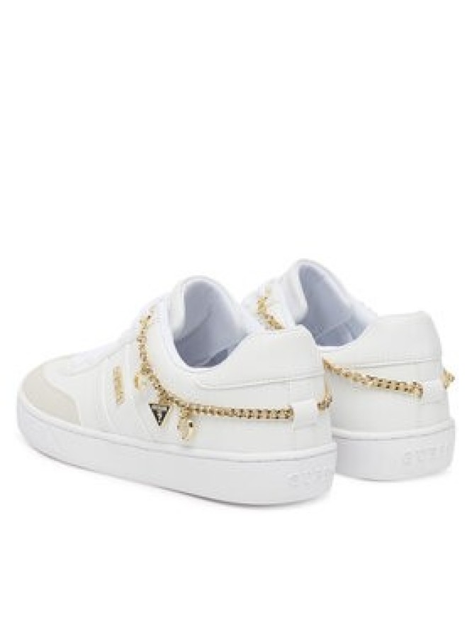 Guess Sneakersy FLTNAO LEA12 Biały