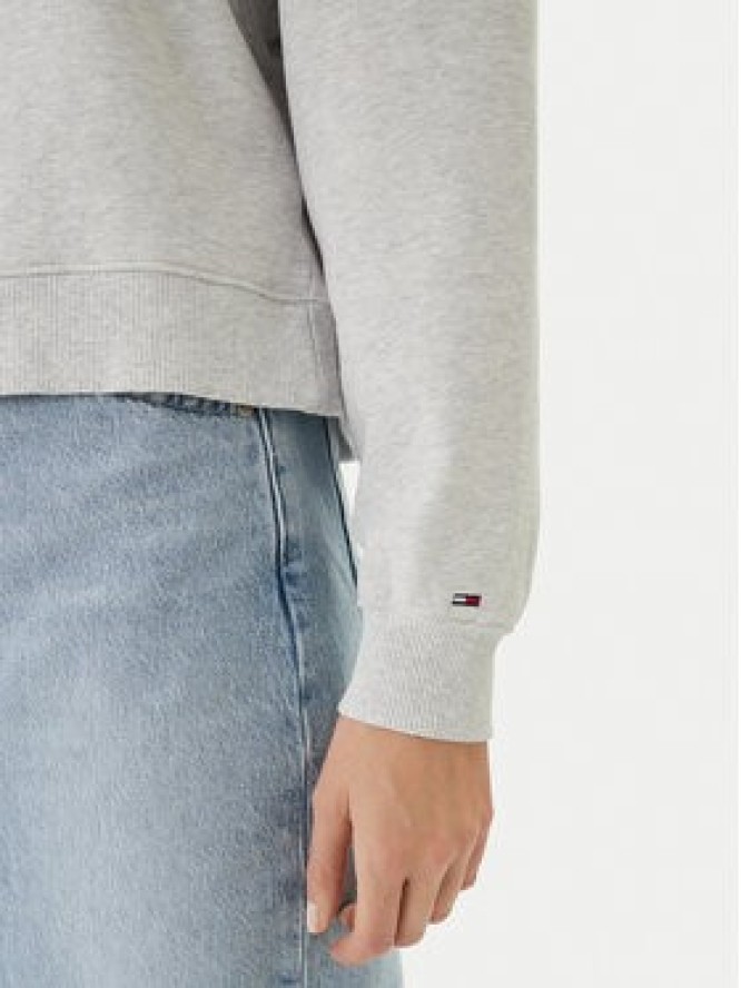 Tommy Jeans Bluza Varsity Crew DW0DW22365 Szary Regular Fit
