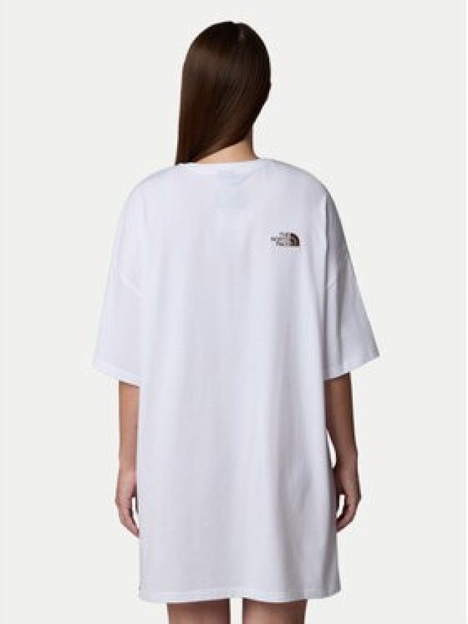 The North Face Sukienka codzienna Simple Dome NF0A87NF Biały Relaxed Fit