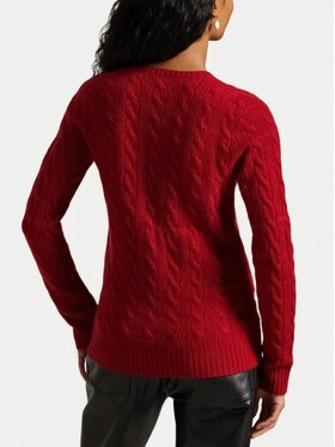 Polo Ralph Lauren Sweter 211971866012 Czerwony Slim Fit