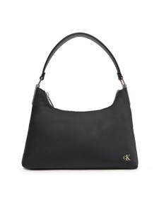 Calvin Klein Jeans Torebka Satin Nylon Small Shoulder Bag LV04K3219G Czarny
