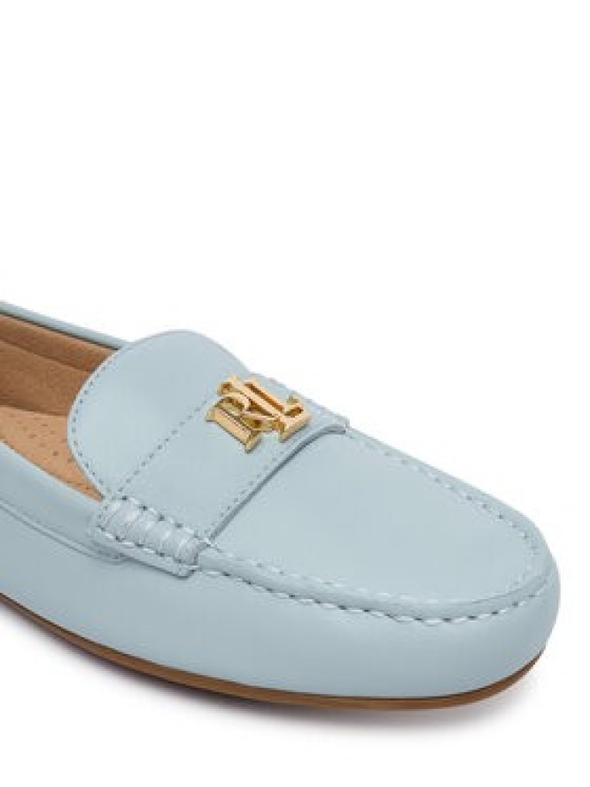 LAUREN RALPH LAUREN Mokasyny 802852847029 Niebieski jasny