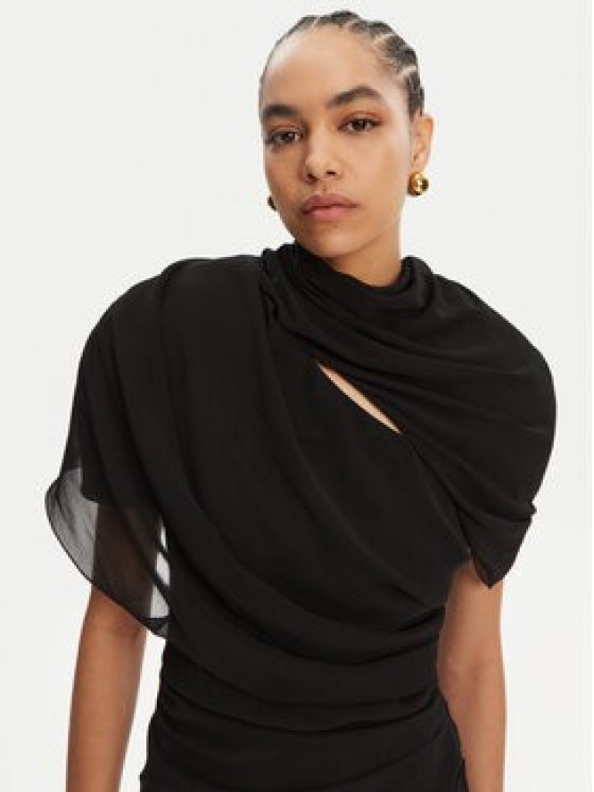 JACQUEMUS Sukienka koktajlowa 24H251DR130-1555 Czarny Regular Fit