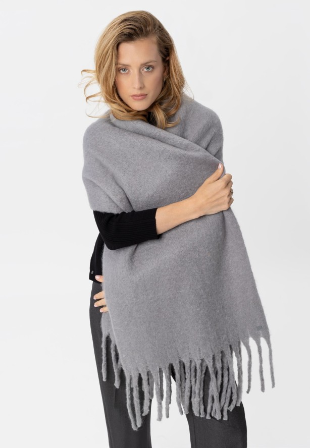 Długi, ciepły szal H-LASSI