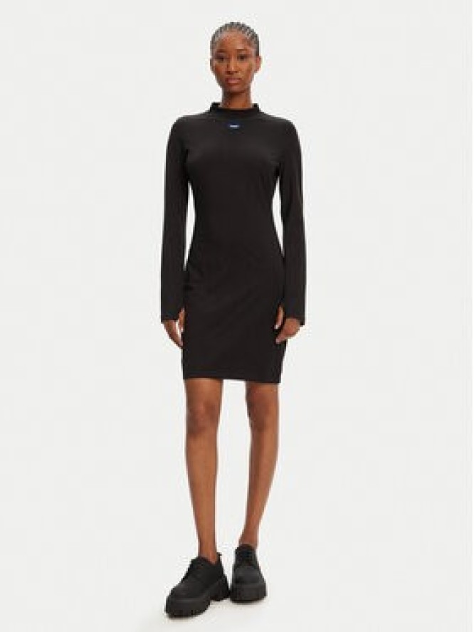 HUGO Sukienka codzienna Nilla 50545016 Czarny Slim Fit