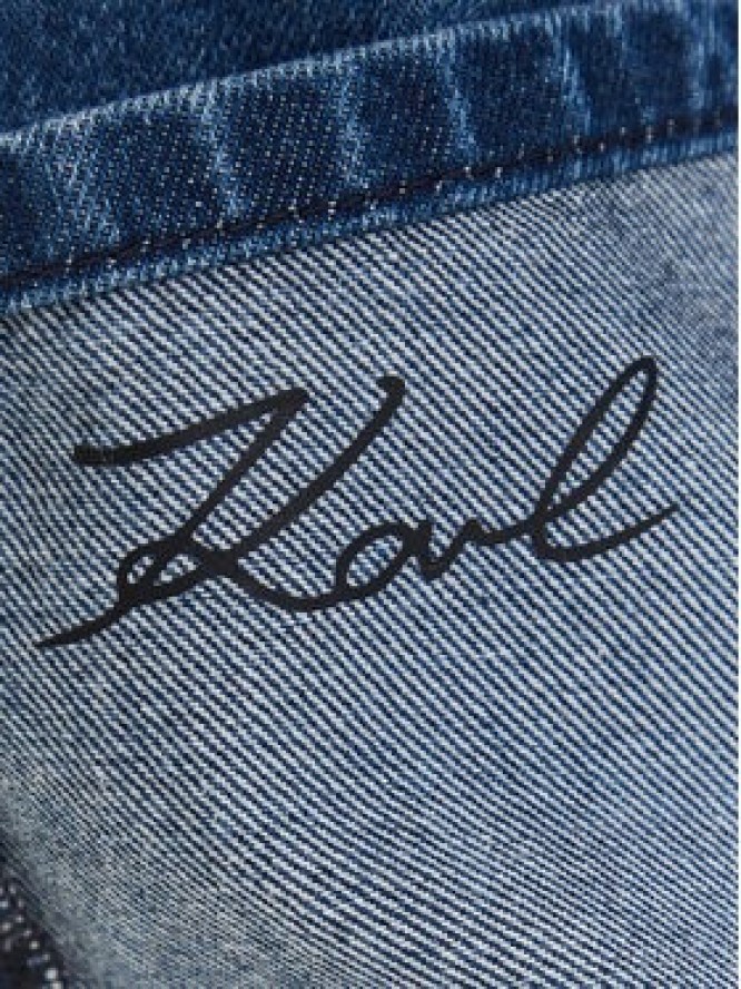 KARL LAGERFELD Jeansy A3W10017 Niebieski Straight Fit