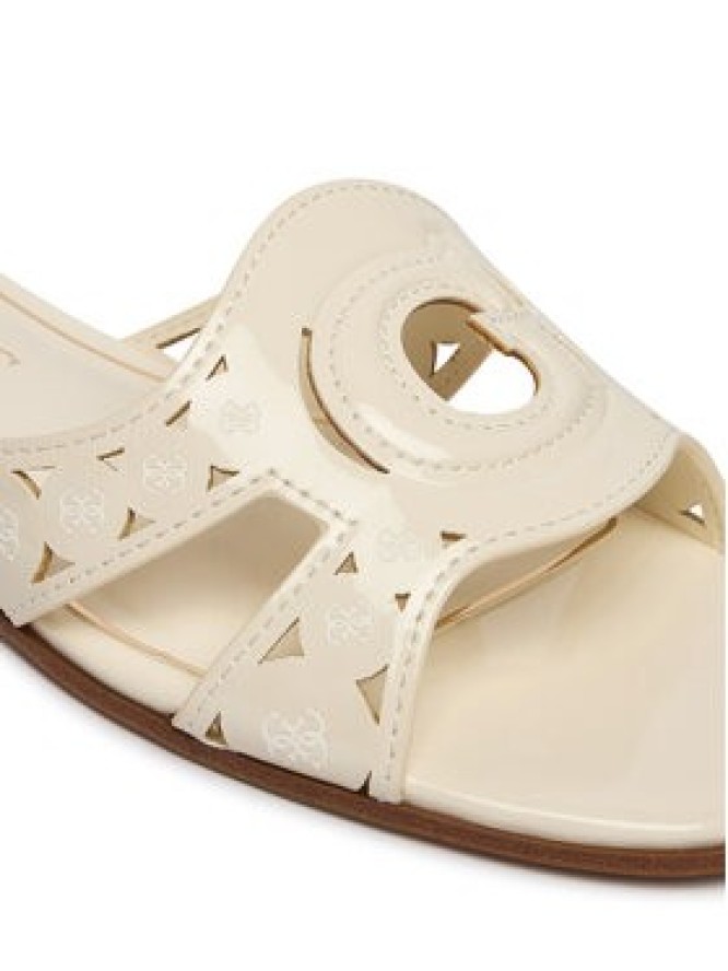 Guess Klapki FLJCIE PAF03 Kremowy