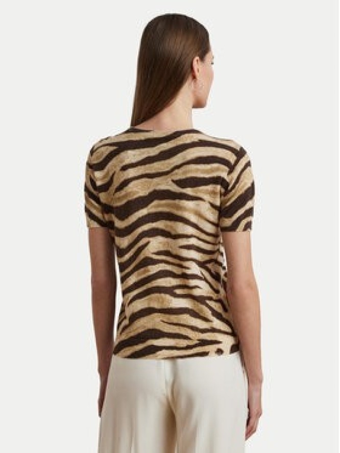 LAUREN RALPH LAUREN Bluzka 200971372001 Beżowy Regular Fit