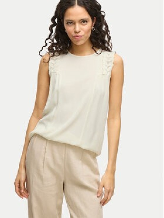 Vila Bluzka Pernillu 14105237 Beżowy Loose Fit