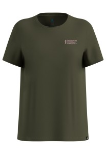 Koszulka z krótkim rękawem damska ODLO T-shirt crew neck s/s COTTON BLEND