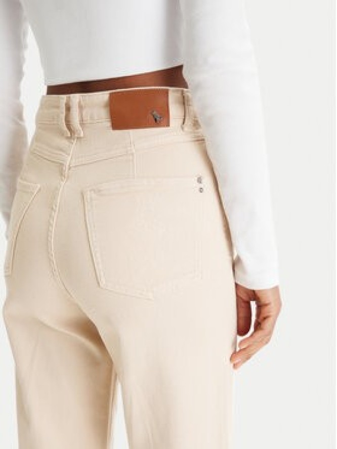 Patrizia Pepe Jeansy 8P0487/D006-W409 Beżowy Regular Fit