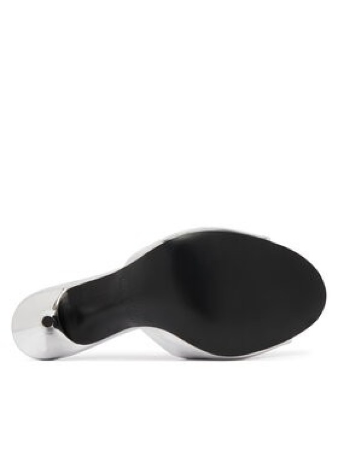 LOVE MOSCHINO Klapki JA28209G0OJE090B Srebrny