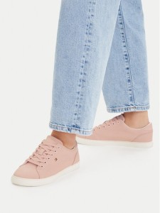 Tommy Hilfiger Tenisówki Th Low Profile Vulc Canvas FW0FW09102 Różowy
