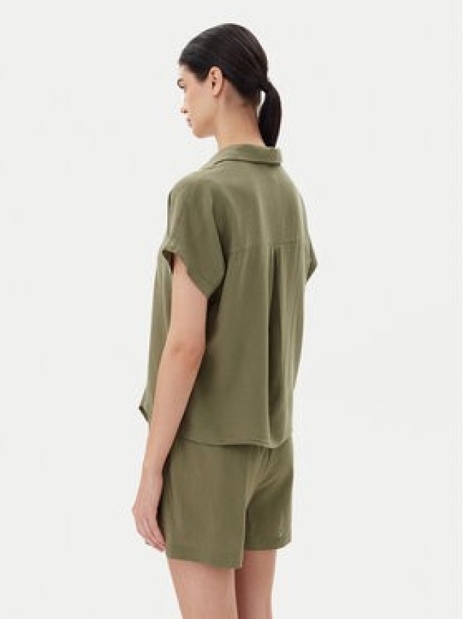 Vero Moda Koszula Thea 10333794 Zielony Loose Fit