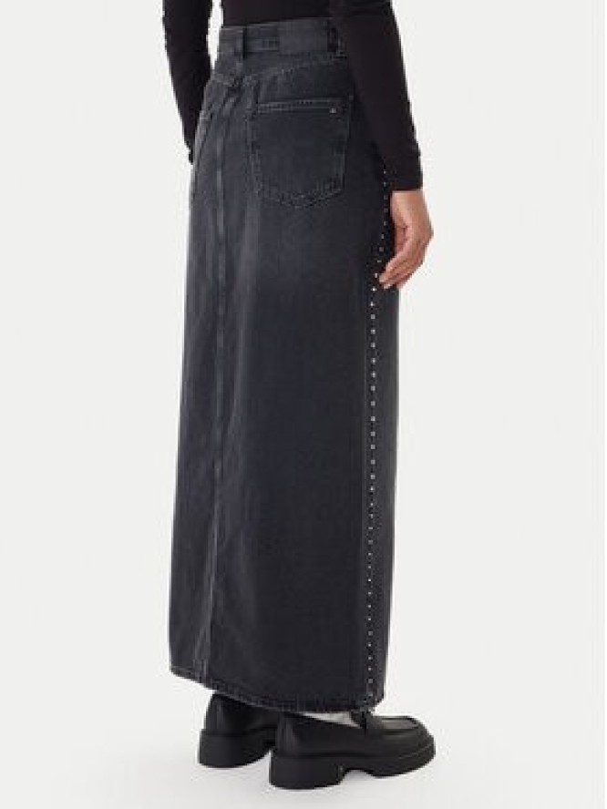 Tommy Jeans Spódnica jeansowa Layla DW0DW21576 Czarny Regular Fit