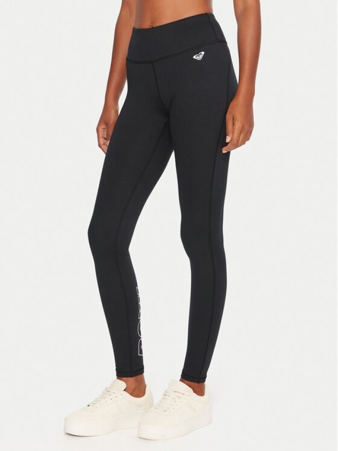 Roxy Legginsy Everyday Flow ERJNP03676 Czarny Slim Fit