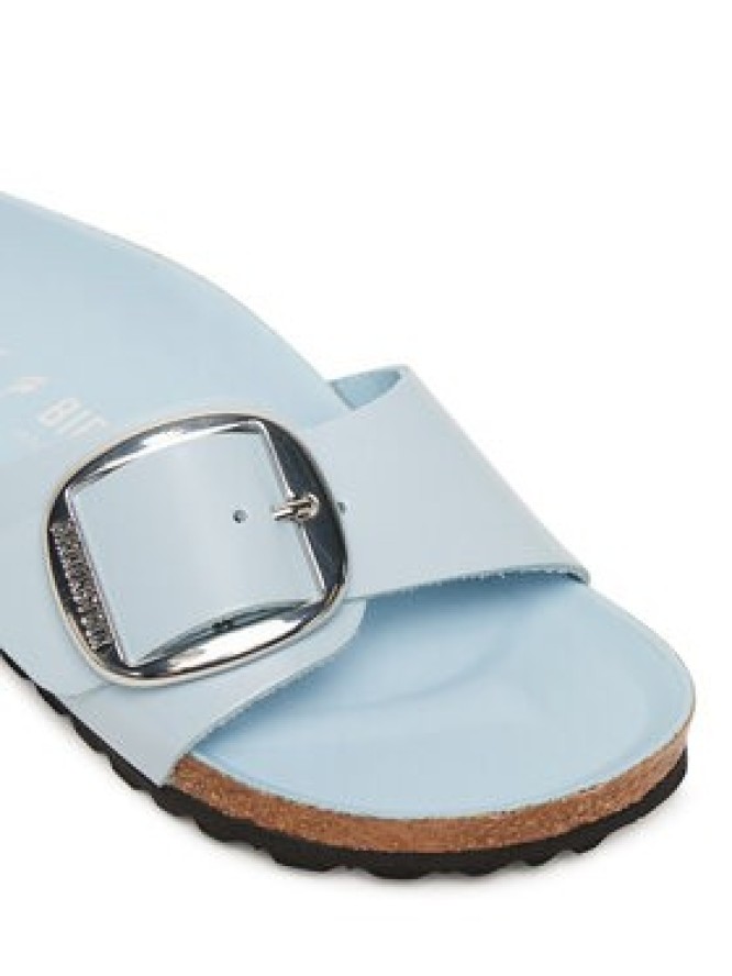 Birkenstock Klapki Madrid Big Buckle Hex 1030364 Błękitny
