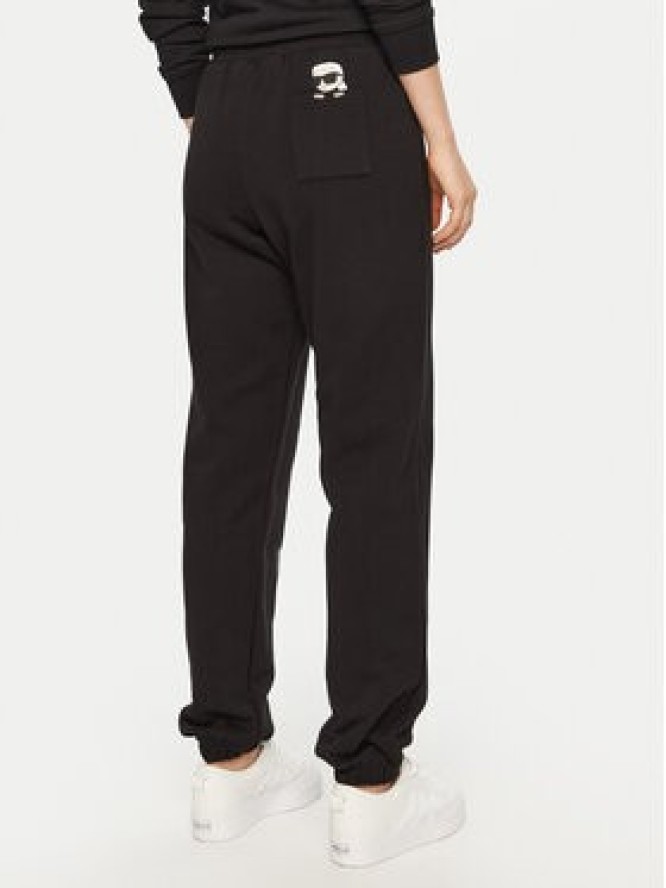 KARL LAGERFELD Spodnie dresowe A1W10130 Czarny Relaxed Fit