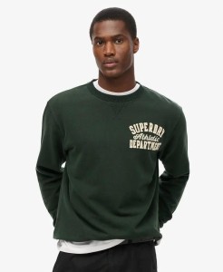 superdry Bluza Vintage Athletic z okrągłym dekoltem, bawełniana