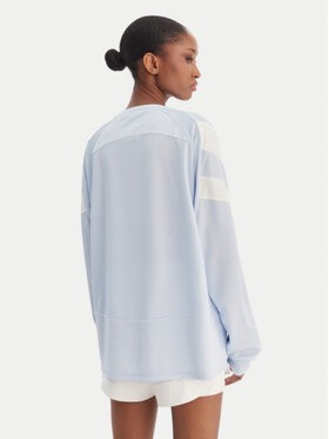 adidas Bluzka House Of Tiro JY7639 Błękitny Loose Fit