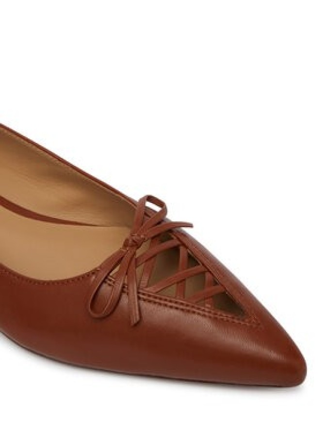 LAUREN RALPH LAUREN Baleriny 802P06376001 Brązowy