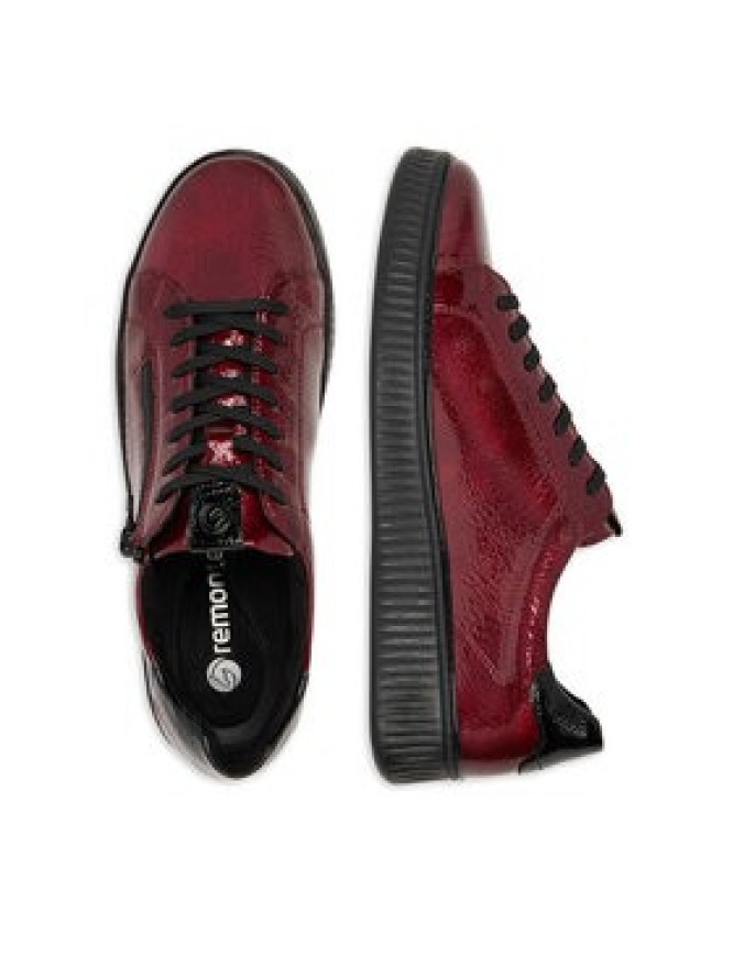 Remonte Sneakersy D2E01-33 Bordowy