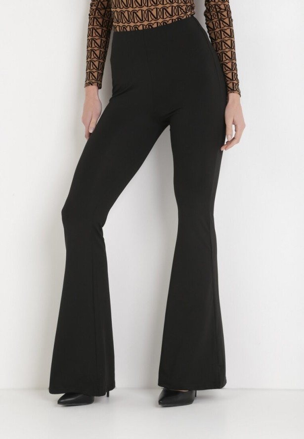 Czarne Spodnie Dzwony Efrariel