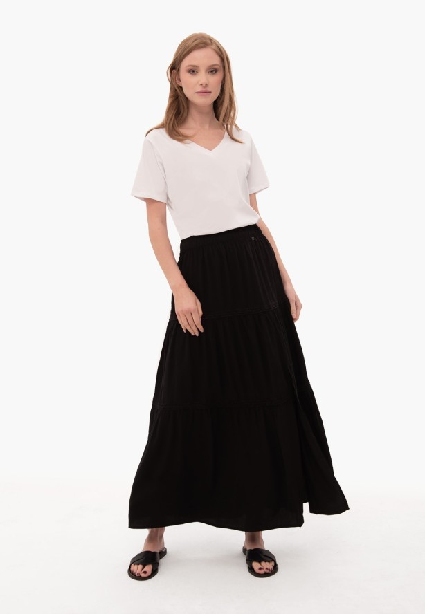 Długa spódnica z rozcięciem G-FLAVIA