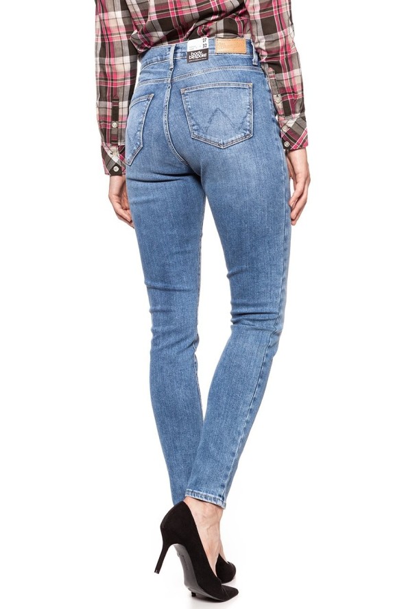 WRANGLER HIGH RISE SKINNY BEST BLUE W27HX794O 112128148