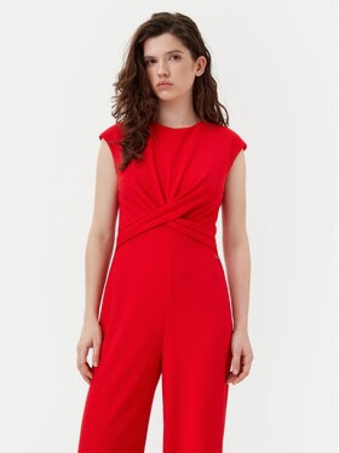 Calvin Klein Kombinezon K20K208177 Czerwony Wide Leg