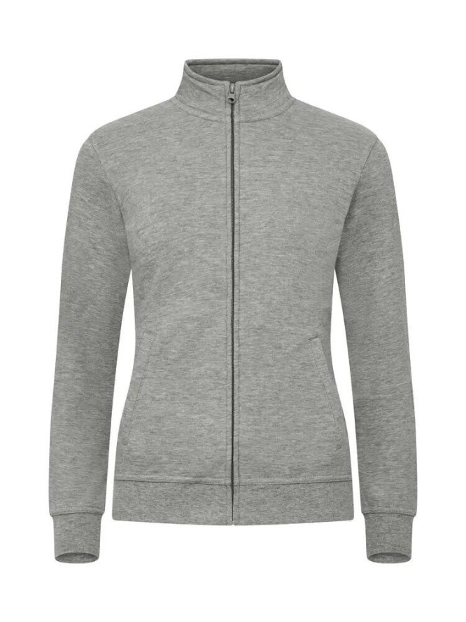 clique Basic Cardigan Damski z dzianiny dresowej szary melanż