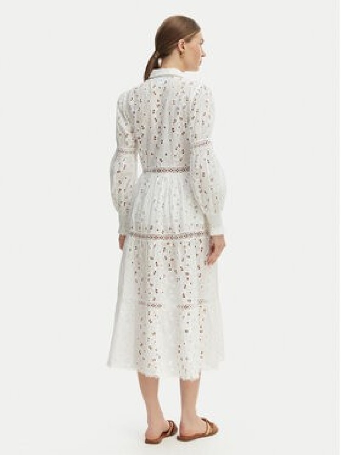 Iconique Sukienka letnia Joanna IC26-008 Biały Regular Fit