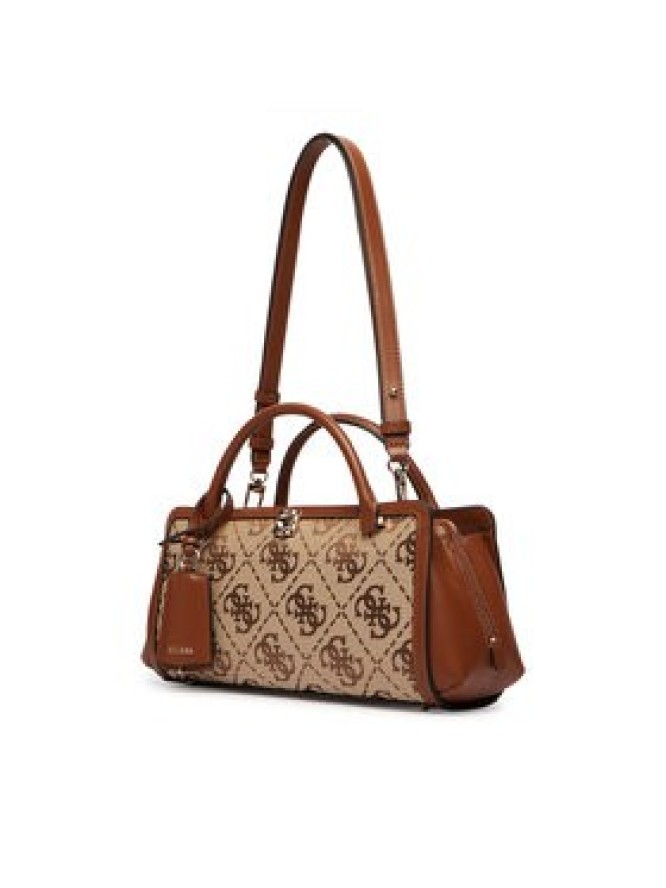 Guess Torebka Audrey Logo HWJG97 55060 Brązowy jasny