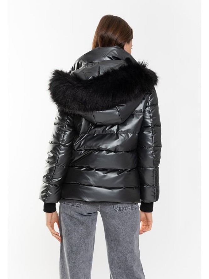 Northwood Kurtka zimowa "Julia" w kolorze antracytowym rozmiar: XL