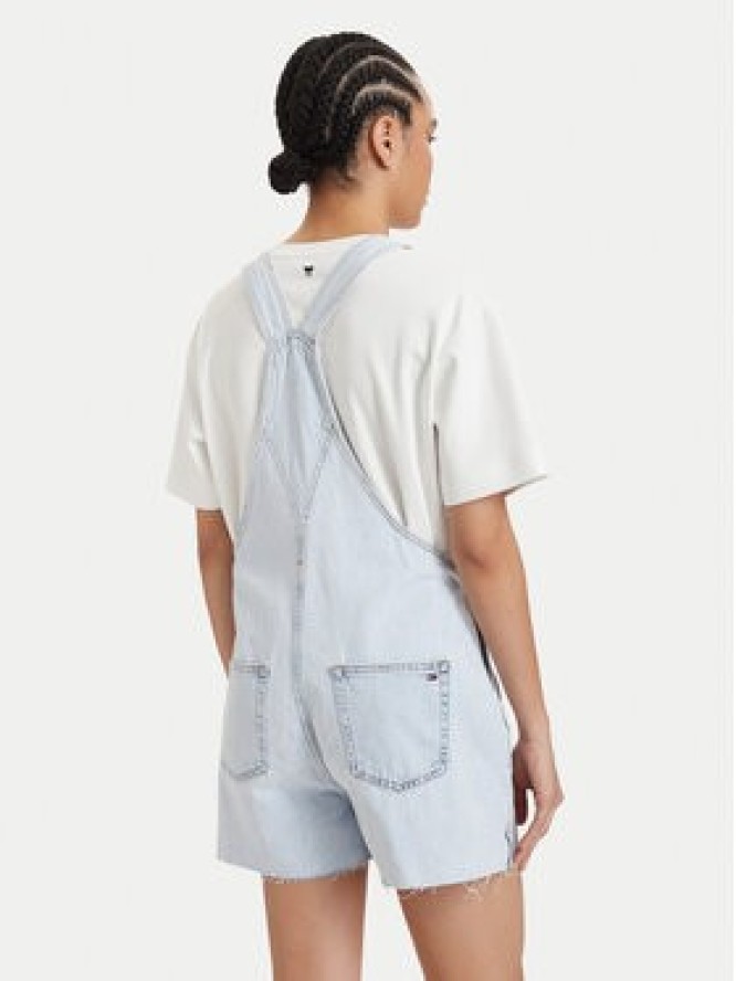 Tommy Jeans Ogrodniczki Dungaree DW0DW22402 Niebieski jasny Relaxed Fit