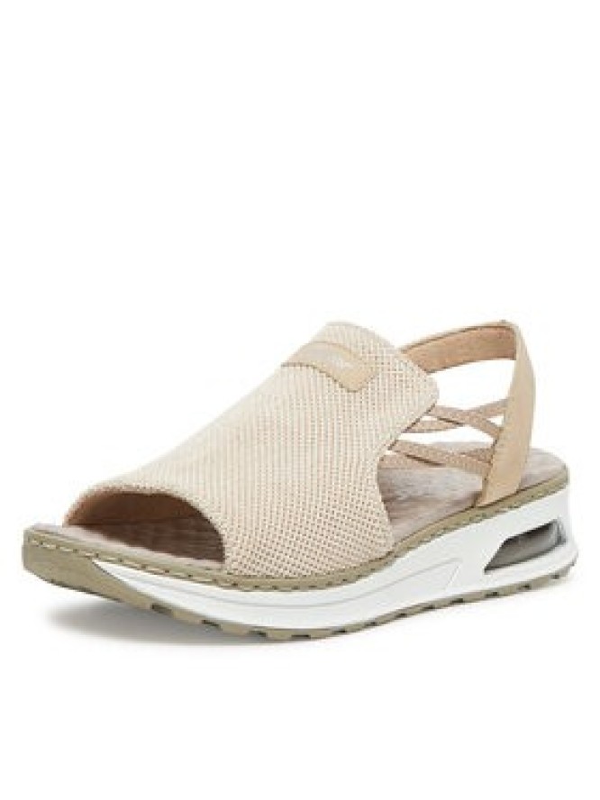 Rieker Sandały 65661-60 Beżowy