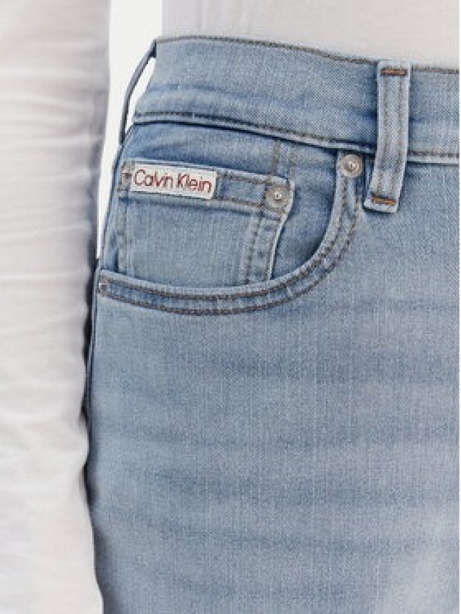 Calvin Klein Jeans Jeansy LV047E618G Niebieski Mom Fit