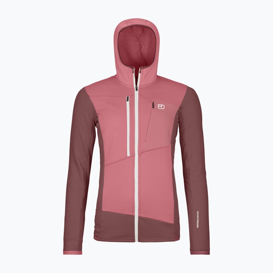 Bluza damska ORTOVOX Fleece Grid Hoody