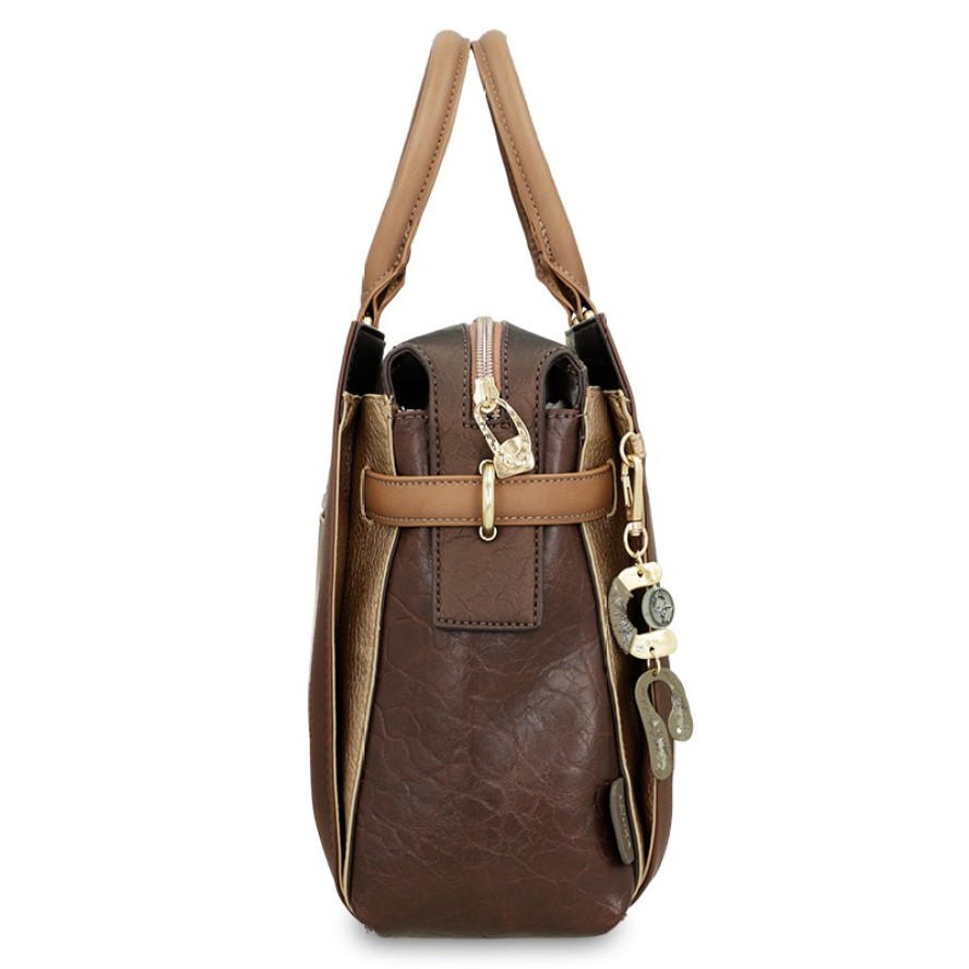 Brązowa Duża Damska Torebka Anekke